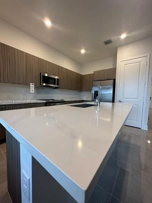 Interior, Kitchen, Recessed Lighting, Stainless Steel Appliances