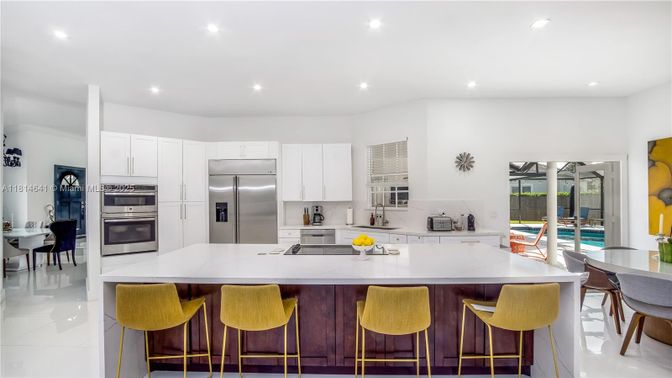Interior, Kitchen, Recessed Lighting, Stainless Steel Appliances