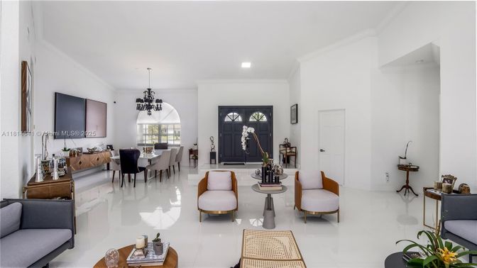 Chandelier, Dining room, Interior, Recessed Lighting