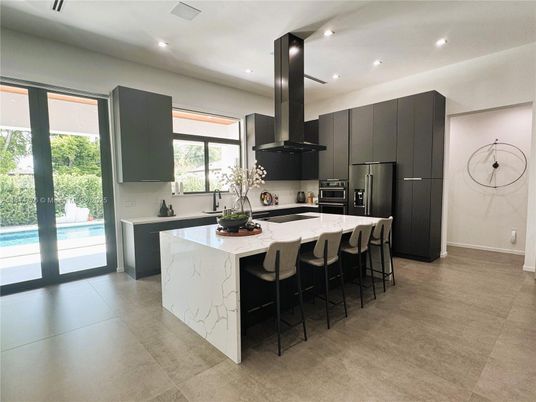 Interior, Kitchen, Recessed Lighting, Stainless Steel Appliances