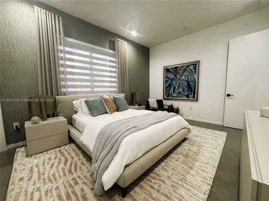 Bedroom, Interior, Recessed Lighting