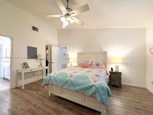 Bedroom, Interior, Wood Texture Flooring