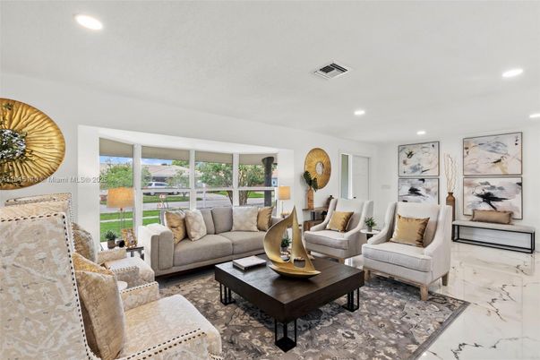 Interior, Living room, Marble, Recessed Lighting