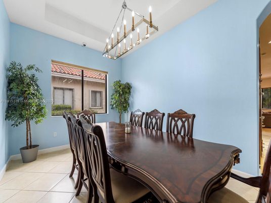 Dining room, Interior, Pendant Lights