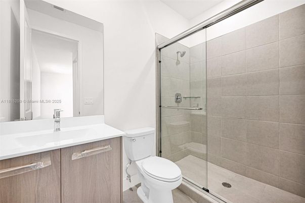 Bathroom, Glass Shower, Interior