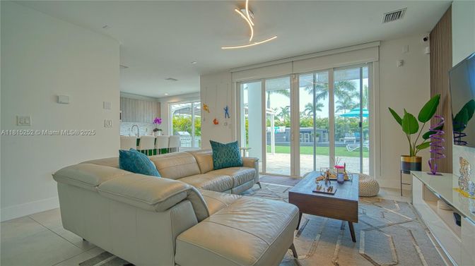 Interior, Living room, Recessed Lighting