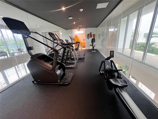 Fitness Equipment, Gym, Interior, Recessed Lighting