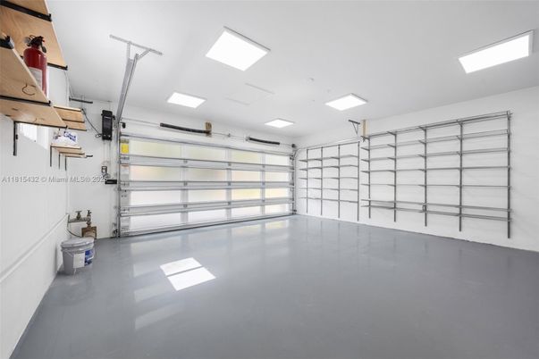 Garage, Interior, Recessed Lighting