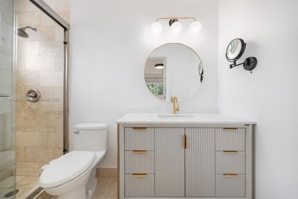 Bathroom, Glass Shower, Interior