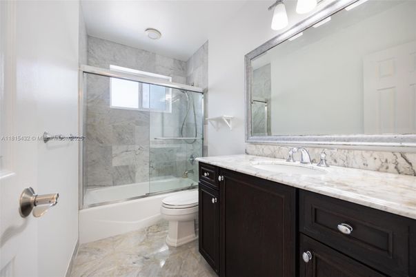 Bathroom, Glass Shower, Interior, Marble Walls