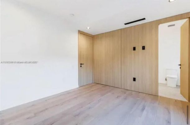 Bathroom, Empty room, Interior, Recessed Lighting, Wood Texture Flooring, Wooden Walls