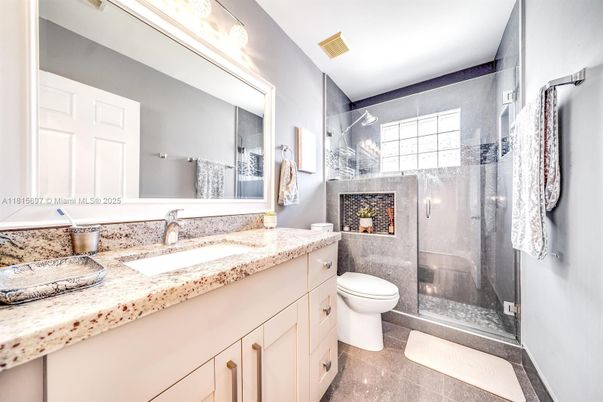 Bathroom, Glass Shower, Interior