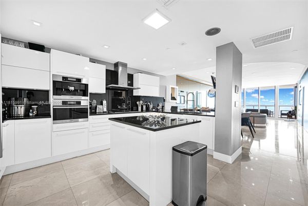 Interior, Kitchen, Recessed Lighting, Stainless Steel Appliances, Water