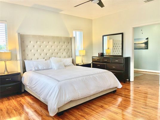 Bedroom, Interior, Wood Texture Flooring