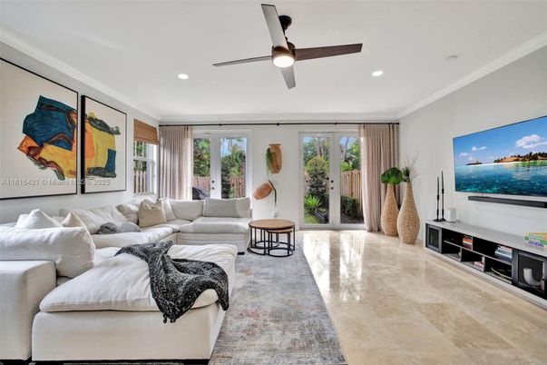 Interior, Living room, Recessed Lighting