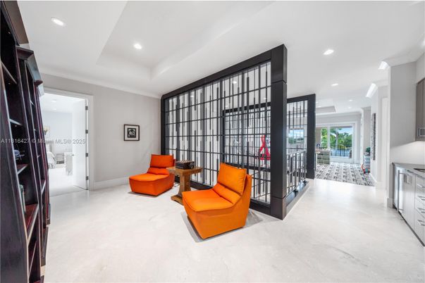 Interior, Living room, Recessed Lighting