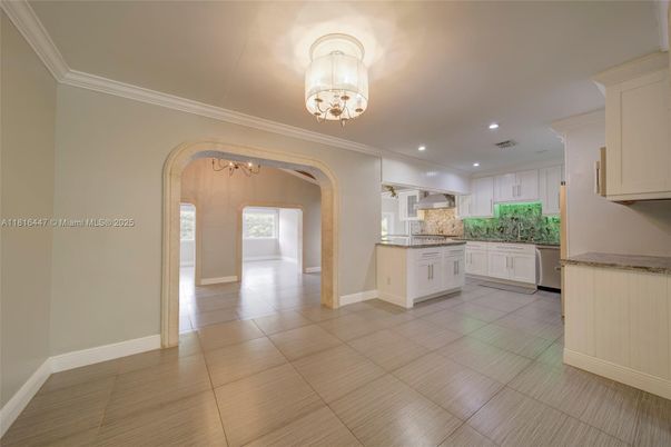 Chandelier, Interior, Kitchen, Recessed Lighting