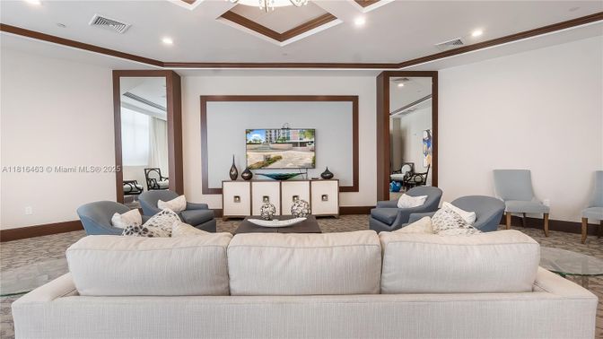 Interior, Living room, Recessed Lighting