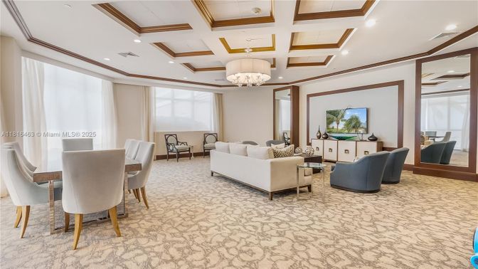 Chandelier, Dining room, Interior, Living room, Recessed Lighting