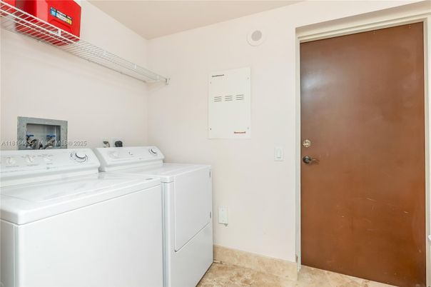 Interior, Washer