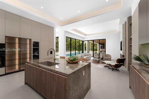Interior, Kitchen, Living room, Recessed Lighting, Stainless Steel Appliances