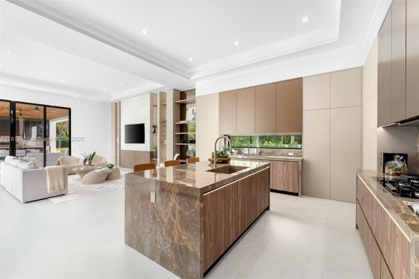 Interior, Kitchen, Living room, Recessed Lighting, Stainless Steel Appliances