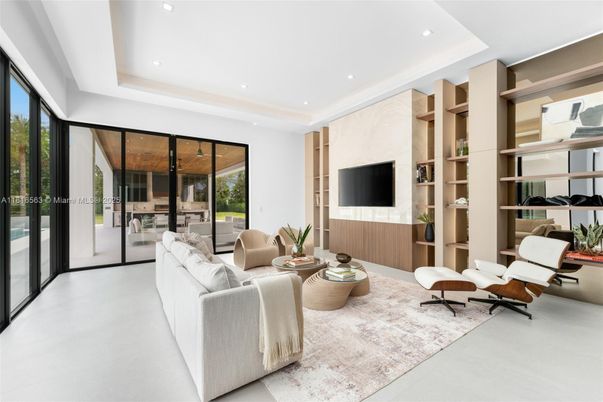 Interior, Living room, Recessed Lighting