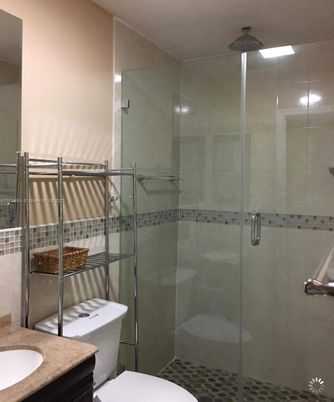Bathroom, Glass Shower, Interior