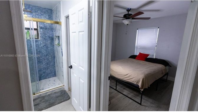 Bathroom, Bedroom, Glass Shower, Interior
