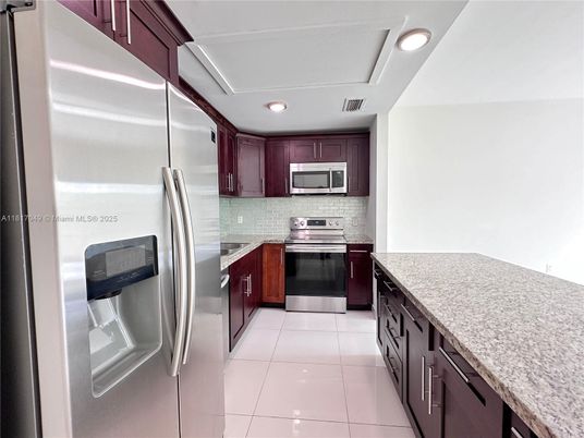 Interior, Kitchen, Recessed Lighting, Stainless Steel Appliances