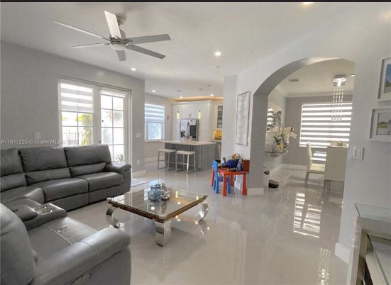 Dining room, Interior, Kitchen, Living room, Pendant Lights, Recessed Lighting