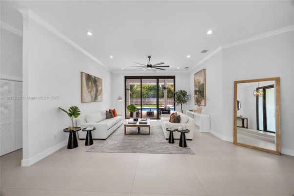 Interior, Living room, Recessed Lighting