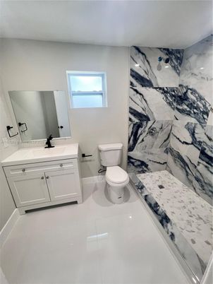 Bathroom, Interior, Marble Walls