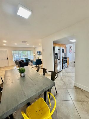 Dining room, Interior, Kitchen, Living room, Recessed Lighting, Stainless Steel Appliances