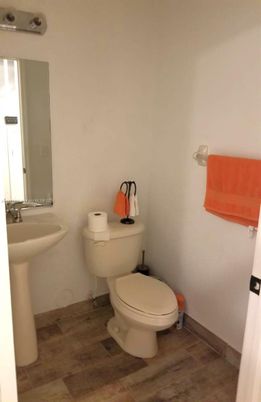 Bathroom, Interior, Wood Texture Flooring