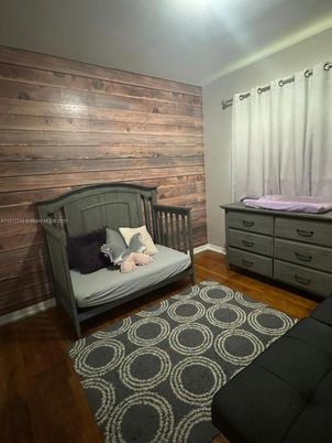 Bedroom, Interior, Wood Texture Flooring, Wooden Walls