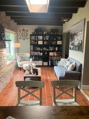 Interior, Living room, Stone Walls, Wooden Beams