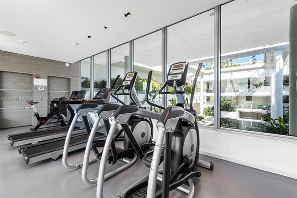 Fitness Equipment, Gym, Interior, Recessed Lighting