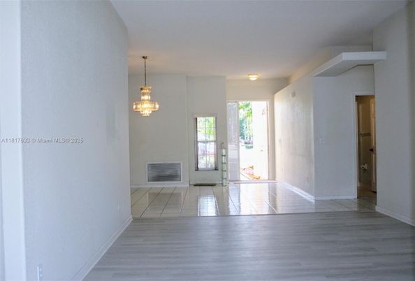 Chandelier, Empty room, Interior