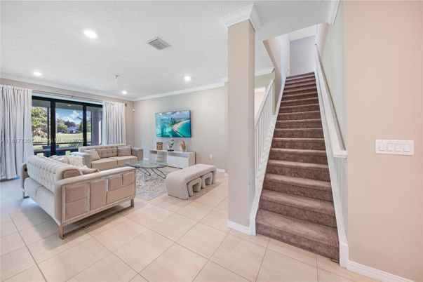 Interior, Living room, Recessed Lighting