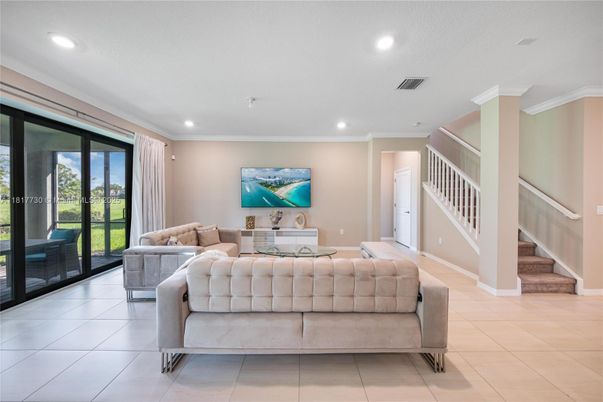 Interior, Living room, Recessed Lighting