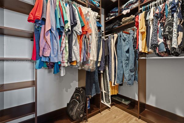 Interior, Walk-in Closets, Wood Texture Flooring
