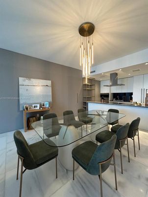Dining room, Interior, Kitchen, Pendant Lights, Recessed Lighting