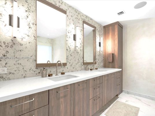 Bathroom, Dual Sink Vanities, Interior, Marble