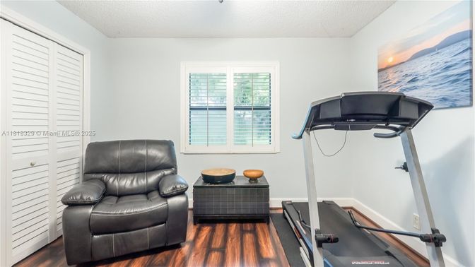 Fitness Equipment, Interior, Wood Texture Flooring