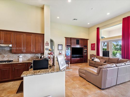 Interior, Kitchen, Living room, Recessed Lighting