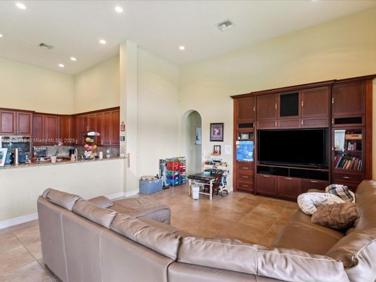 Interior, Kitchen, Living room, Recessed Lighting