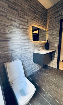 Bathroom, Interior, Wooden Walls