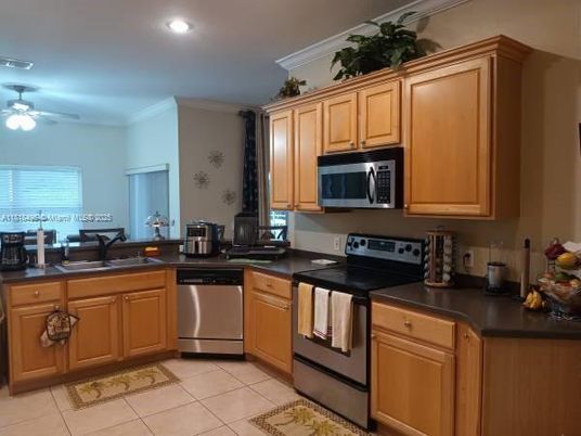 Interior, Kitchen, Recessed Lighting, Stainless Steel Appliances