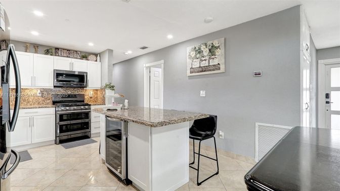 Interior, Kitchen, Recessed Lighting, Stainless Steel Appliances